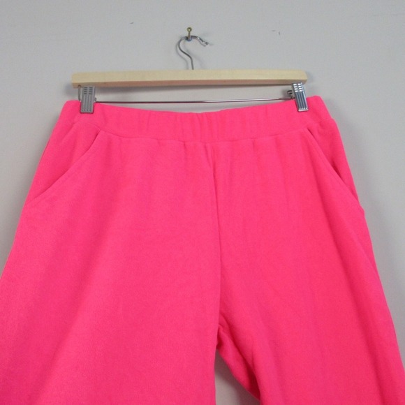 Dudley Stephens Terry Fleeced Jay Joggers Women M Pink Polyester Loungewear 302 - Picture 10 of 12